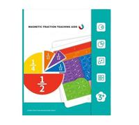 Piastrelle Con Frazioni Magnetiche, Sviluppo Del Ragionamento Matematico, 22 Cm, Pezzi Di Matematica Con Frazioni, Piastrelle Magnetiche Educative, Gioco Interattivo, Per L'apprendimento In Classe Stu
