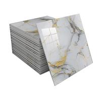 Piastrelle da parete autoadesive in marmo, Pannelli di piastrelle staccabili e adesive for paraschizzi soffitto multicolore 30x30 cm, confezioni multiple(E,70 tiles)