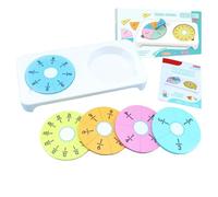 Piastrelle Di Frazioni Manipolative, Cerchi Di Frazioni Educative - Cerchi Di Frazioni Di Manipolazioni Matematiche Educative,Giocattoli Di Abilità Matematiche Precoci Per Insegnare E Prat