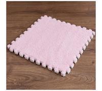 Piastrelle di moquette morbide ad incastro Interlocking Foam Carpet Tiles Pack Of 20 Multicolor 30x30x1cm(Pink)
