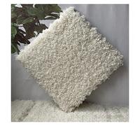Piastrelle di moquette morbide ad incastro Interlocking Foam Carpet Tiles Pack of 50 12x12x0.4 Inch Multicolor(Beige)