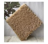 Piastrelle di moquette morbide ad incastro Interlocking Foam Carpet Tiles Pack of 50 12x12x0.4 Inch Multicolor(Light Coffee)
