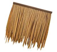 Piastrelle Di Paglia Artificiale Finta Paglia PE PVC Plastica Artificiale Thatch Roof Antique Brick Decorative Garden Scenery Paglia Artificiale PE Simulazione(Yellow d,15pcs)