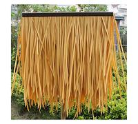 Piastrelle Di Paglia Artificiale, Paglia Finta, Plastica PE PVC, Piastrelle Di Paglia Di Simulazione, Mattoni Antichi, Paesaggi Decorativi Da Giardino, Decorazione Del Tetto Di Paglia(Yellow c,20pcs)