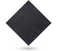 Piastrelle for moquette Piastrelle for moquette quadrate antiscivolo staccabili e attaccabili for l'home office Pavimenti multiuso for la decorazione della casa Proteggi i tappeti(Black,16pcs 50*50cm)