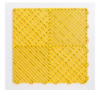 Piastrelle for pavimenti da garage ad incastro, tappetino for autolavaggio, lastra multifunzione, spessore 1,8 cm(Yellow,320pcs)