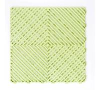 Piastrelle for pavimenti da garage ad incastro, tappetino for autolavaggio, lastra multifunzione, spessore 1,8 cm(Light Green,320pcs)