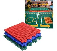 Piastrelle for pavimenti modulari ad incastro, adatte for pavimentazioni di luoghi sportivi