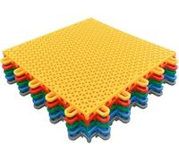 Piastrelle for pavimenti modulari ad incastro for esterni, tappetini sportivi