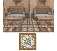 Piastrelle for pavimenti staccabili e adesive, pavimento in marmo fai da te da 1,8 mm di spessore for cucina e soggiorno, facili da incollare, rimovibili(68 pack/14.28m²)