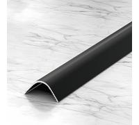 Piastrelle in alluminio Ed Trim 100 cm - 3 pezzi, nero 20 mm Protector per proteggere le pareti in residenziali e commerciali