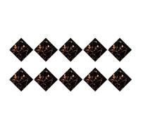 Piastrelle in mosaico di vetro, Adesivi murali for piastrelle geometriche multicolore 20 cm x 20 cm, confezione da 10(Color 20)