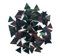 Piastrelle in vetro mosaico cristallo colori misti Mosaic Tiles Triangle Translucent Mica Glass Multicolor 50g For DIY Craft Arts(Multi-colored)