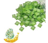 Piastrelle in vetro per mosaico, colore Crystal Marsiglia, per mosaico, in colori vivaci, per piastrelle per materiali decorativi fatti a mano