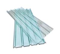 Piastrelle isolanti, lastre per coperture trasparenti Pannelli per coperture in PRF, fibra di vetro resistente agli urti, larghezza 0,9 m, diverse dimensioni, trasparenti(17 pz,0.9x1.1m/35x43in)