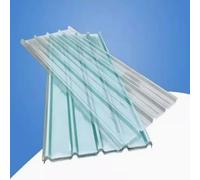 Piastrelle isolanti, lastre trasparenti per tetti, pannello per serra in fibra di vetro da 2 mm, confezione da 3 a 17, trasparente, diverse dimensioni (6 pezzi, 0,9 x 1 m/35 x 39 pollici)