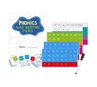Piastrelle magnetiche interattive interattive per suoni e ortografia | Gioco di apprendimento di ortografia fonetica per attività educative ragazzi ragazze bambini in età prescolare prima seconda