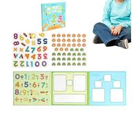 Piastrelle Magnetiche Per Frazioni Educative | Giochi Educativi E Materiali Didattici Per La Matematica E Manipolativi | Gioco Puzzle Educativo a Frazioni Magnetiche,Per l'Homeschool, l'Aula, la Scuol