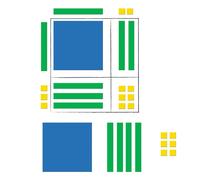 Piastrelle magnetiche per l'algebra di Learning Resources, magneti per abilit matematiche algebriche per qualsiasi superficie magnetica, set da