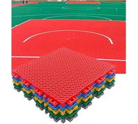 Piastrelle modulari ad incastro per pavimenti, 30,4 cm, comode, antiscivolo e resistenti, per campi da basket all'aperto, blu-10 pezzi, blu-10 pezzi,Blue-10PCS