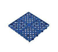 Piastrelle modulari ad incastro per pavimento del garage, ammortizzanti, tappetini antiscivolo per pavimenti di giunzione, blu, 40 x 40 x 3 cm, set da 16 per una facile installazione e sicurezza