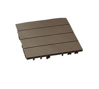Piastrelle modulari ventilate, kit di pavimentazione impermeabile per spazi esterni, facile da pulire, materiale plastico in legno resistente