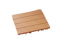 Piastrelle modulari ventilate, kit di pavimentazione impermeabile per spazi esterni, facile da pulire, materiale plastico in legno resistente