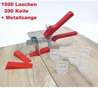 Piastrelle Nivelliersystem - Set Rosso 1-1,5-2-2,5-3 Verlegehilfe Schede Zeppe