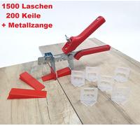 Piastrelle Nivelliersystem - Set Rosso 1-1,5-2-2,5-3 Verlegehilfe Schede Zeppe