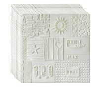 Piastrelle per controsoffitto, pannelli 3D leggeri per ristrutturare lavanderia, camera da letto, ospedali, pannelli per modanatura da parete fai da te (26 pezzi, copertura 12,74 m²)