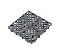 Piastrelle per garage ad incastro modulari, per assorbimento degli urti e prevenzione dello scivolamento, 16 pezzi (40 x 40 x 3 cm) resistenti, facili da installare, perfette per casa e officina