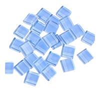 Piastrelle per mosaico 100 g, pietre per mosaico di cristallo, piastrelle in vetro azzurro, pezzi di vetro per artigianato artistico fai da te,