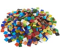 Piastrelle per mosaico in vetro, dimensioni 10x10 mm, 454 g