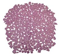 Piastrelle per mosaico irregolari in ceramica, 500 g, 0,5 x 2 cm, piccole pietre per fai da te, mosaico, artigianato, hobby, arte, decorazione da parete della casa (viola)