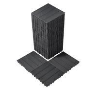 PIASTRELLE PER PATIO AD INCASTRO 36 PEZZI 300X300X20 MM PAVIMENTAZIONE ESTERNA