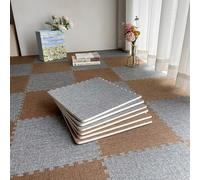 Piastrelle per pavimenti ad incastro con bordatura, lavabili e fonoisolanti per la protezione del pavimento dell'interno