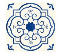 Piastrelle per pavimenti e bucce con motivo floreale per progetti di pavimentazione interna su superfici in linoleum in legno e cemento compatibili (CRY004)