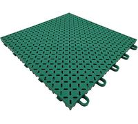 Piastrelle per pavimenti modulari ad incastro, pista di pattinaggio, piastrelle per pavimenti modulari ad incastro, tappetino in plastica fai da te per interni ed e,Green-1PCS