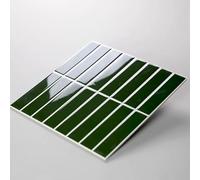 Piastrelle per Soffitti Adesivo per Piastrelle Imitazione Stereo 3D, Pannelli Paraschizzi Lucidi Impermeabili da Staccare w Attaccare, Decorazione da Parete per Interni per Cucina(Style C,40pcs)