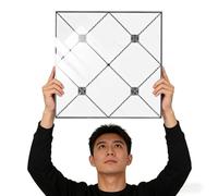 Piastrelle per Soffitti Pannelli Autoadesivi in schiuma di PVC per Controsoffitti, 30 x 30 cm, Adesivi per Piastrelle Effetto Marmo, Pannelli per Controsoffitti Impermeabili e Fai da Te(E,5pcs)