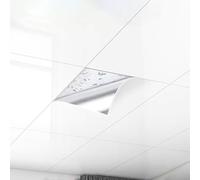 Piastrelle per Soffitti Pannelli Autoadesivi per Soffitti da Bagno in Polistirolo - Piastrelle Decorative PVC Impermeabili con Texture Marmo, Fai da Te per Rivestimenti Pareti e Controsoffitti(F,20pcs