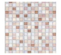 Piastrelle per soffitto in PVC Piastrelle a mosaico in PVC, 10 pezzi | Stacca e incolla autoadesivo impermeabile for il backsplash della cucina, del bagno, for la casa fai da te(1)
