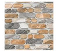 Piastrelle per soffitto in PVC Piastrelle a mosaico in PVC, 10 pezzi | Stacca e incolla autoadesivo impermeabile for il backsplash della cucina, del bagno, for la casa fai da te(14)