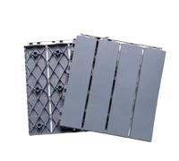 Piastrelle per terrazze esterne Pavimento in finto legno for esterni, in plastica, for terrazza, balcone, bagno, giardino, cortile, mosaico ecologico 30x30cm(3Pcs Gray)