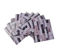 Piastrelle rimovibili in vinile per cucina, bagno, parete, pavimento, 10 cm x 10 cm, 10 pezzi, resistenti a calore, umidità e macchie (A)