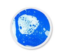 Piastrelle Sensoriali Tonde per Bambini e Piccoli - Tappetino Attività Sensoriale Liquido Colorato per Giochi Attivi e Decorativo(Single blue)