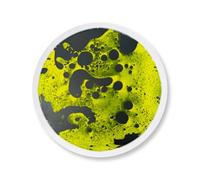 Piastrelle Sensoriali Tonde per Bambini e Piccoli - Tappetino Attività Sensoriale Liquido Colorato per Giochi Attivi e Decorativo(Yellow-black)
