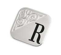 Piastrina quadrata con lettera changy R