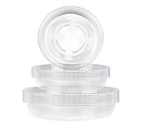 piati antigoccia per Fiori - Poggiapiedi Trasparenti per vasi in Trenta Pezzi, Piattaforma Portatile per la prevenzione delle fuoriuscite di umidità da 9,84 Pollici, Auto al drenaggio per la Scherma