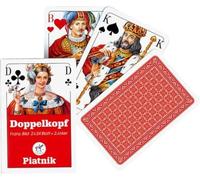 Piatnik 1824 - Gioco di Carte a Doppia Testa 2 Joker, 2 x 24 Fogli